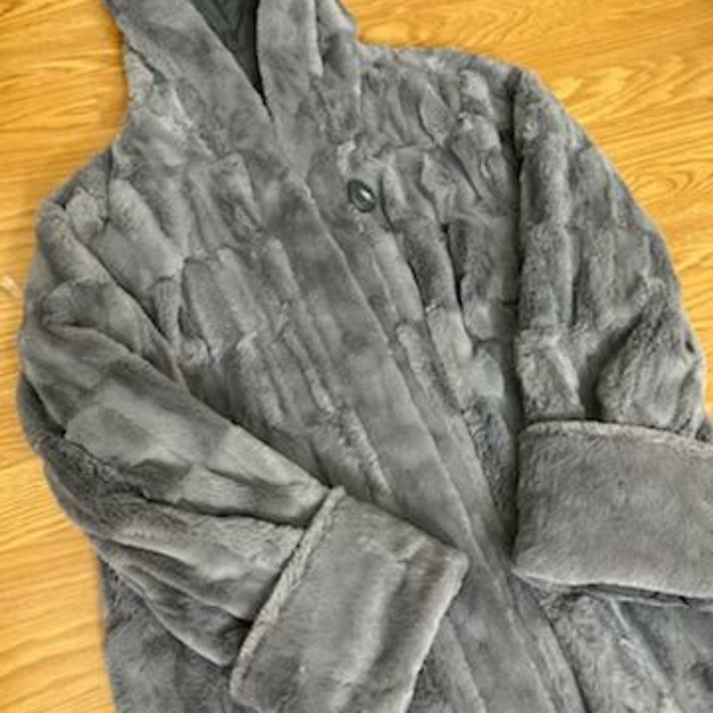 Reversible gray jacket